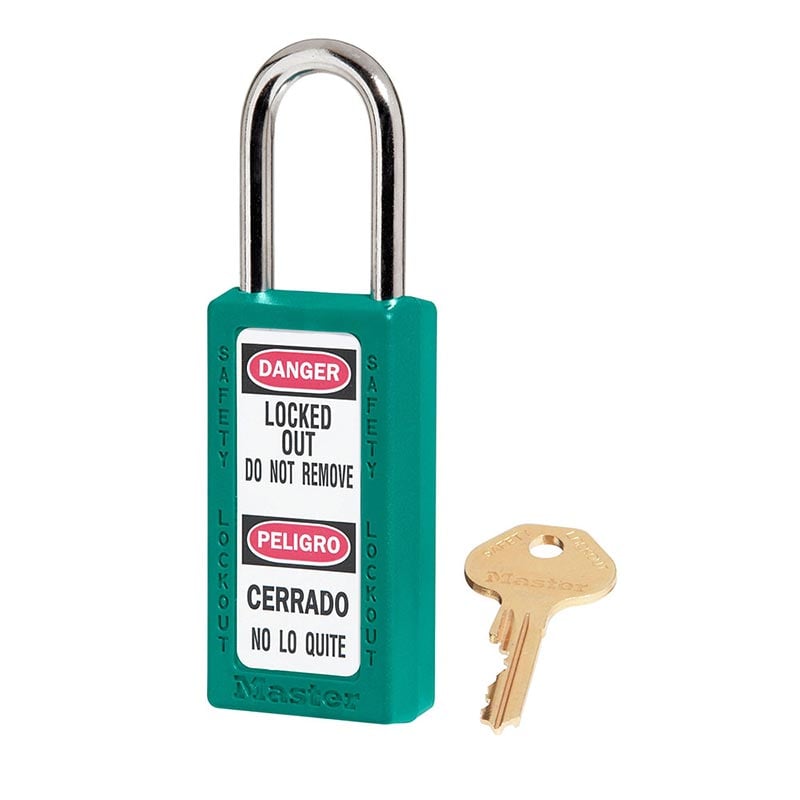 Master Lock 411 44mm Zenex Safety Lockout Padlock - Teal