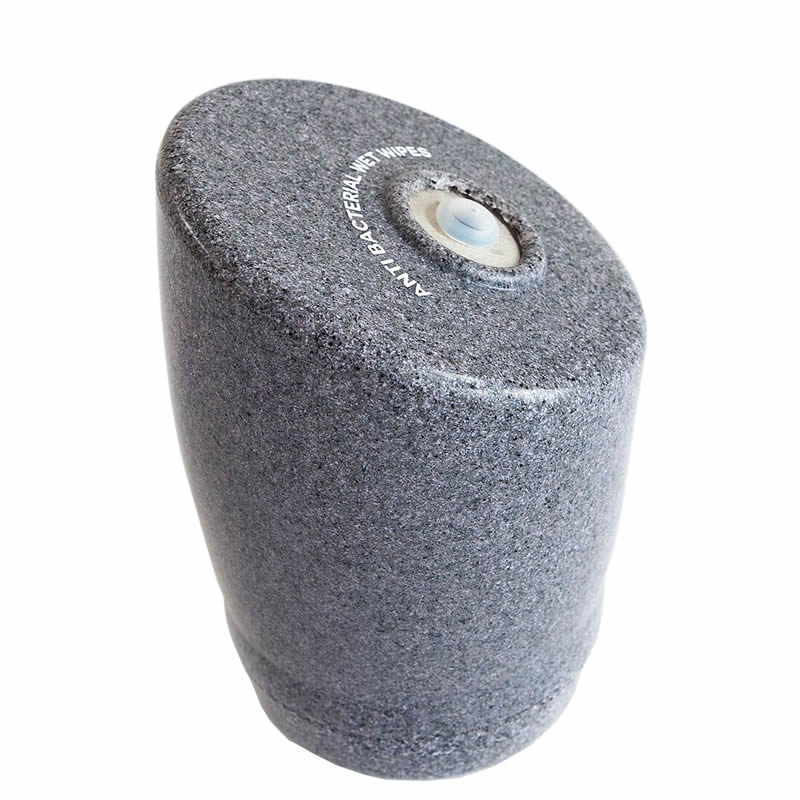 Mini Anti-Bacterial Wipe Dispenser - Stone Effect Granite with 500 Megatex wipes