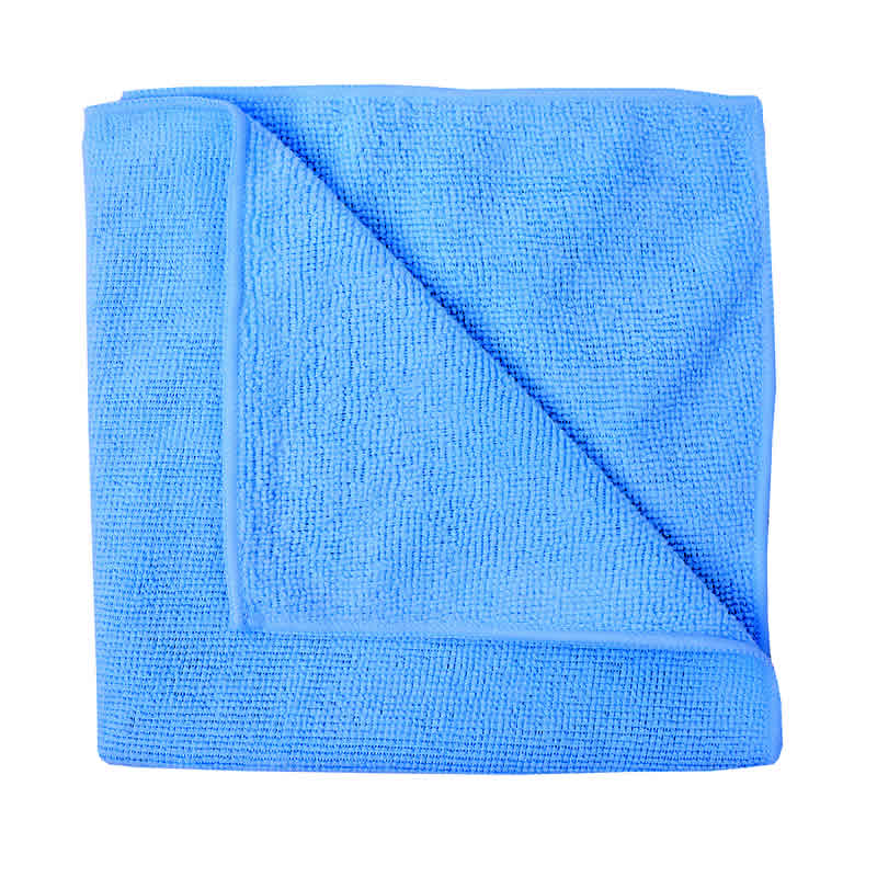 Blue Microfibre Cloths, pack of 10 
