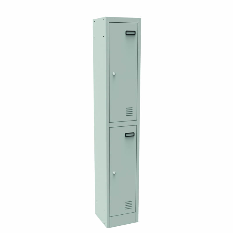 Flat Packed Metal Lockers (Next Day Delivery) - Double Door with Cam Lock