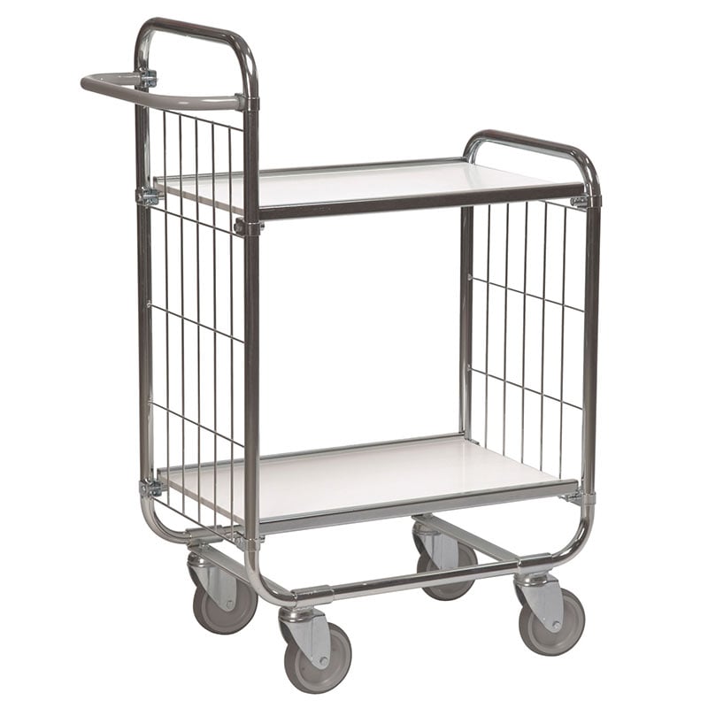Order Picking Trolley with 2 adjustable shelves - 1120 x 470 x 1195mm