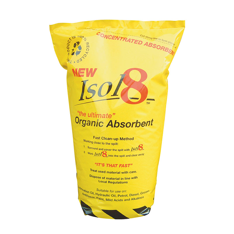 Isol8 Organic concentrated loose absorbent - 5 x 10 Litre bags