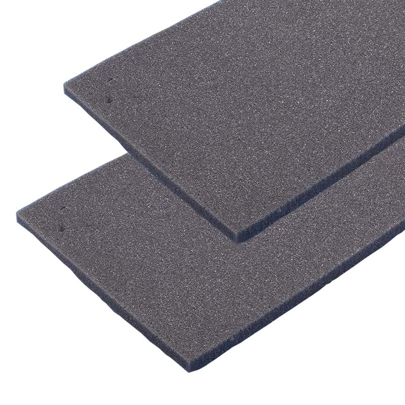 Foam garage wall protector - self-adhesive (pack of 2) 150 x 1000 x 10, dark grey