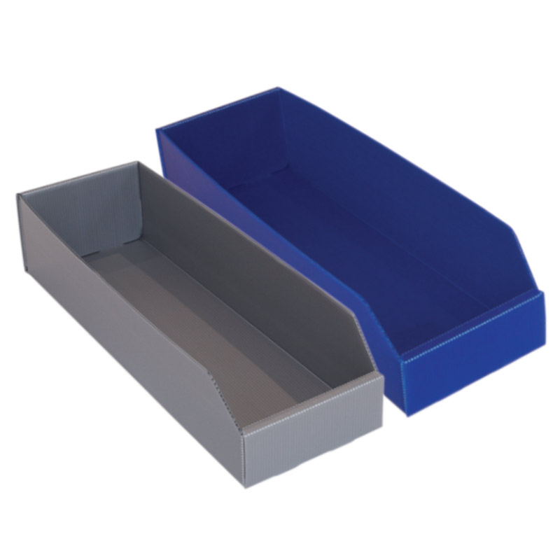 K-Bins Plastic Small Parts Bins - 100 x 150 x 450mm (H x W x D) - Pack of 25