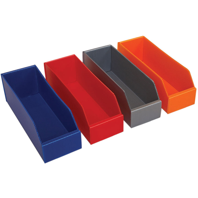 K-Bins Plastic Small Parts Bins - 100 x 100 x 300mm (H x W x D) - Pack of 25