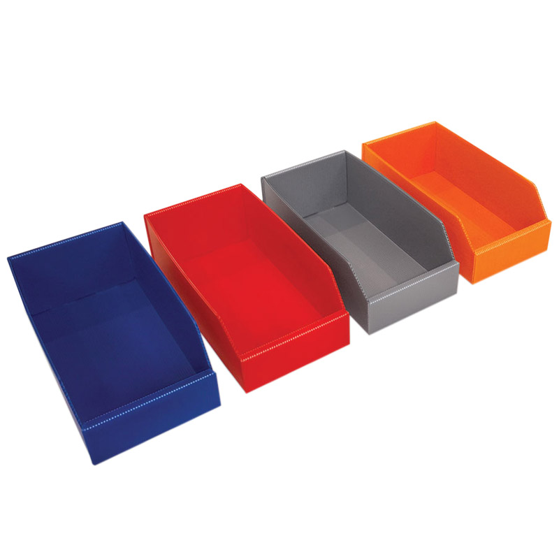 K-Bins Plastic Small Parts Bins - 100 x 150 x 300mm (H x W x D) - Pack of 25