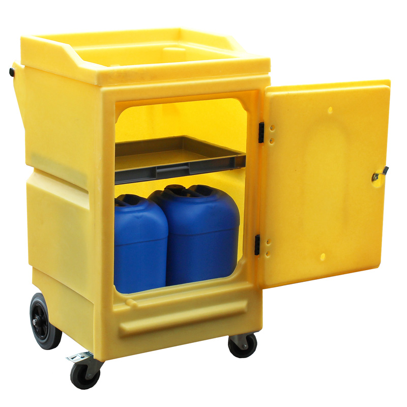 Mobile Clean Up Station - Ideal for storing and transporting emergency spill kits