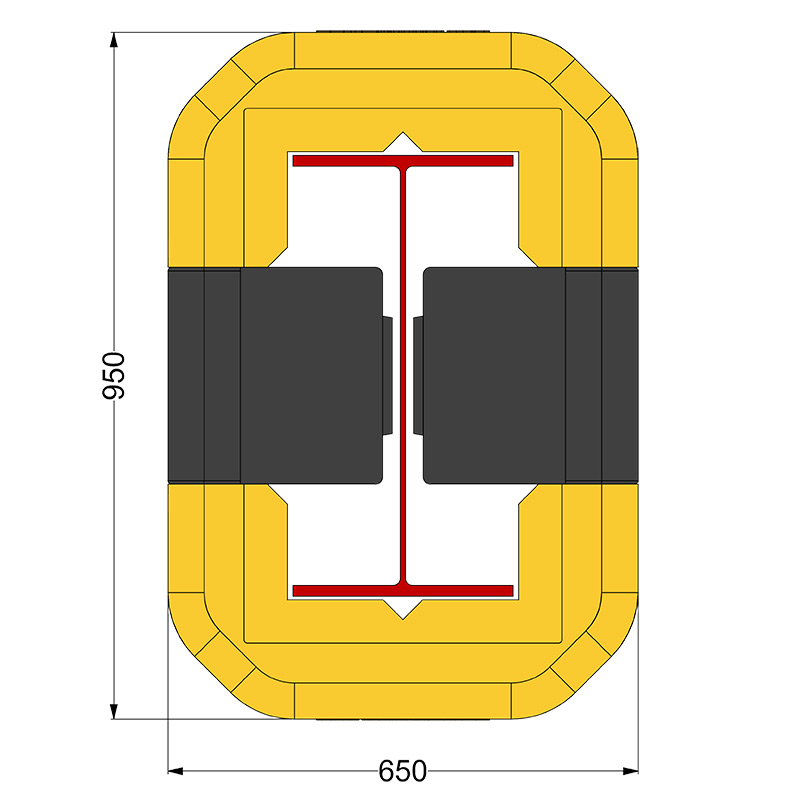 Polywrap Column Protector - fits column 610 x 305mm