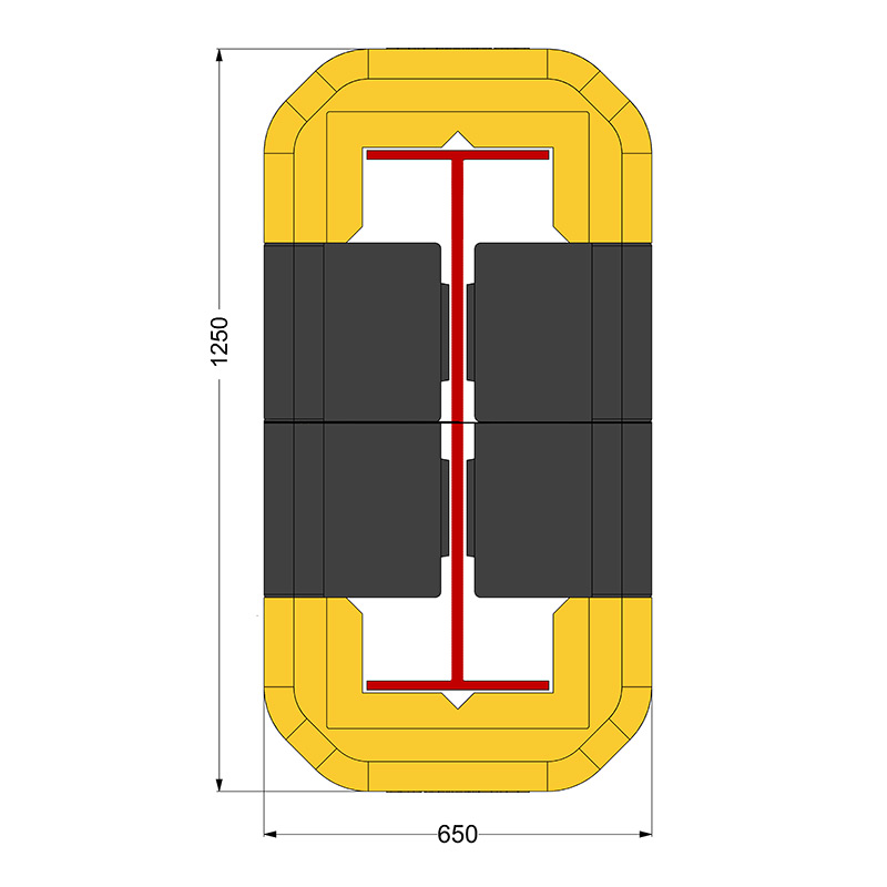 Polywrap Column Protector - fits column 914 x 305mm