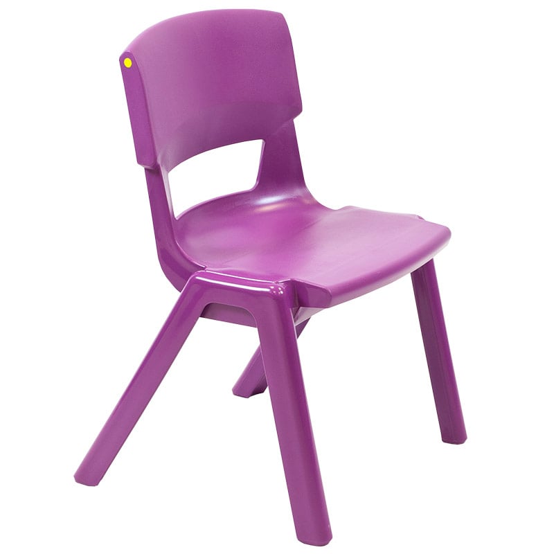 Postura+ One-Piece Plastic School Chair Size 3 - Grape Crush