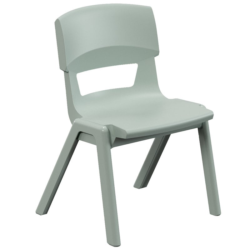 Postura+ One-Piece Plastic School Chair Size 3 - Hazy Jade