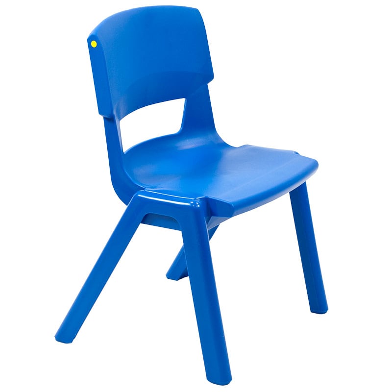 Postura+ One-Piece Plastic School Chair Size 3 - Ink Blue