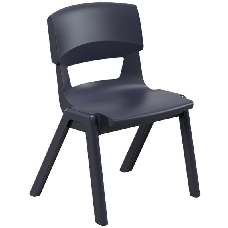 Postura+ One-Piece Plastic School Chair Size 3 - Nordic Blue