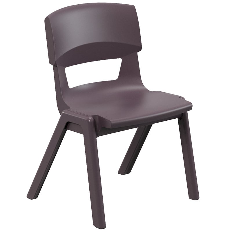 Postura+ One-Piece Plastic School Chair Size 3 - Purple Haze