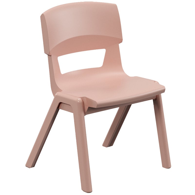 Postura+ One-Piece Plastic School Chair Size 3 - Rose Blossom