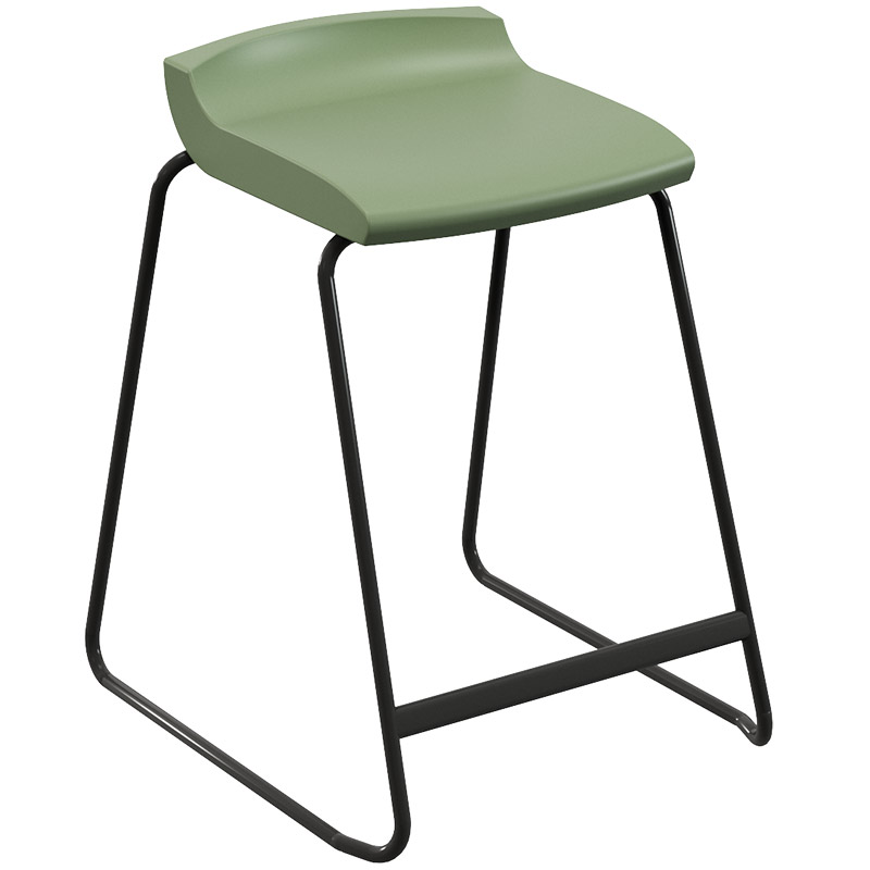 Postura+ Stool - 610mm Seat Height - Moss Green