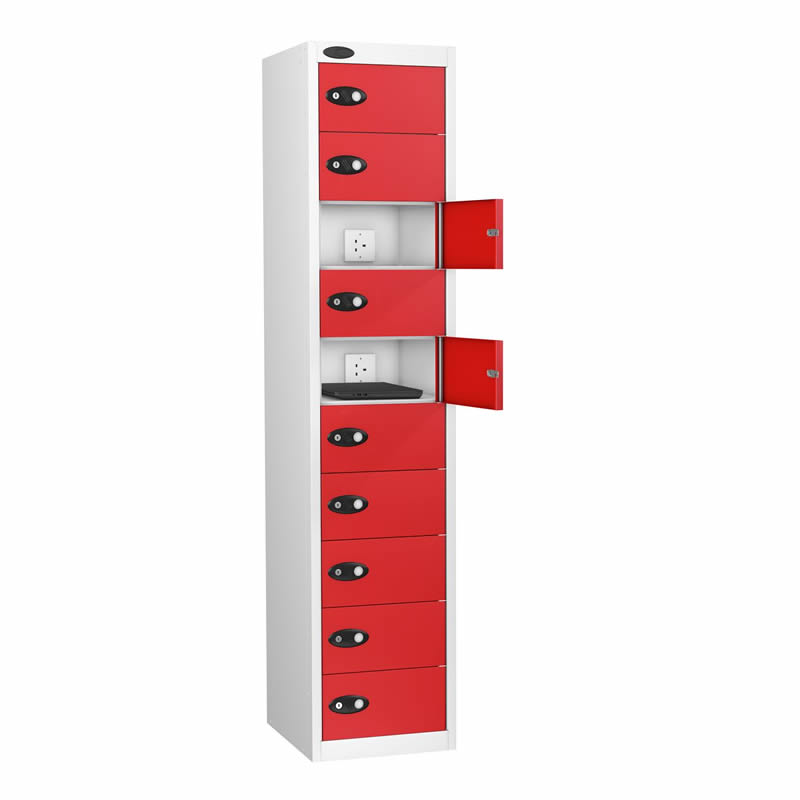 Charging Locker - for phones, tablets and laptops - 10 door