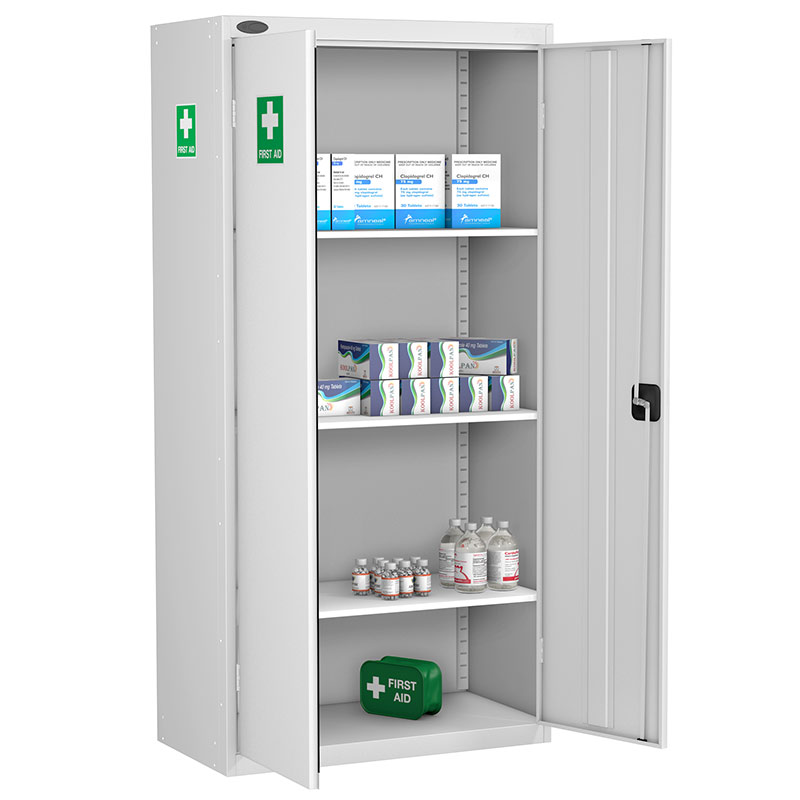 Probe Standard Medical Cabinet with 3 Adjustable Shelves - 1780 x 915 x 460mm (H x W x D)