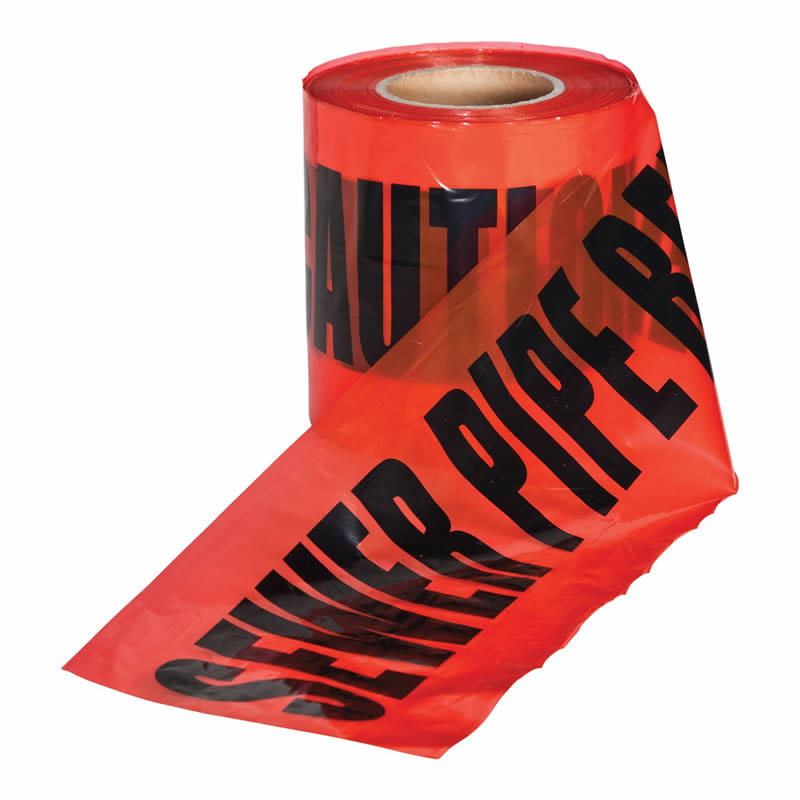 ProSolve™ Underground Warning Tape, Sewer Pipe, pack of 4 x 365m rolls