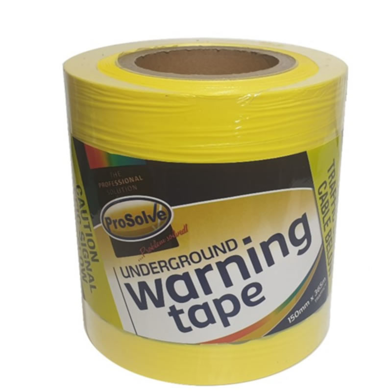 ProSolve™ Underground Warning Tape, Traffic Signal, pack of 4 x 365m rolls