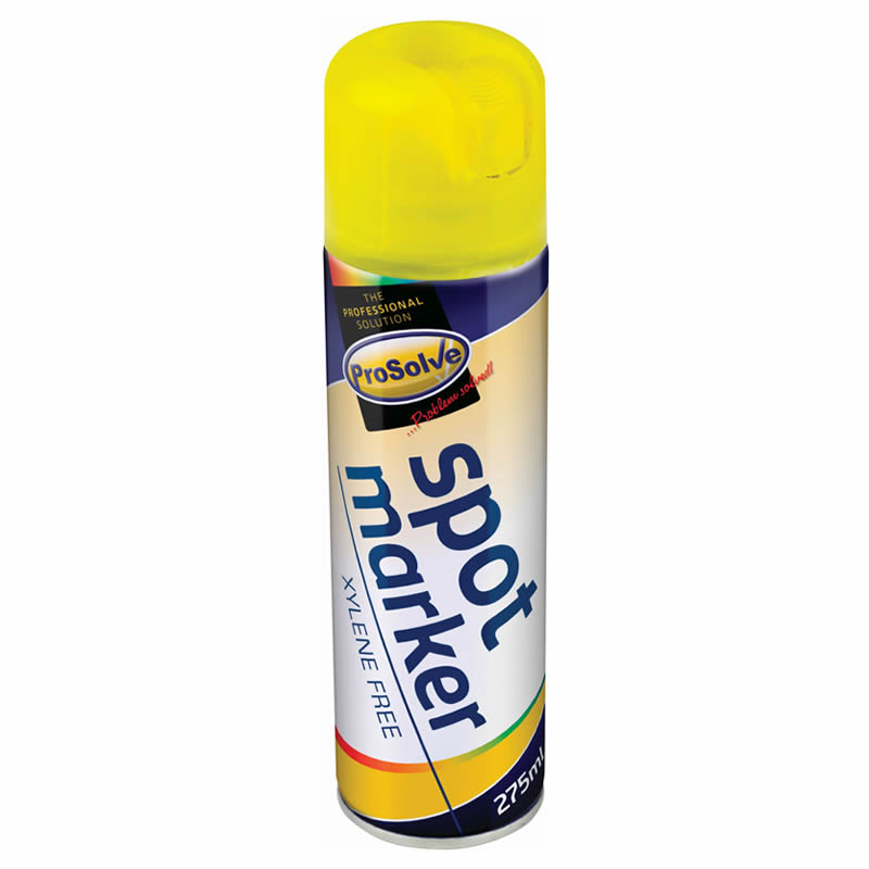 Prosolve Spot Marker Paint Aerosol, Yellow, 275mm can x 12