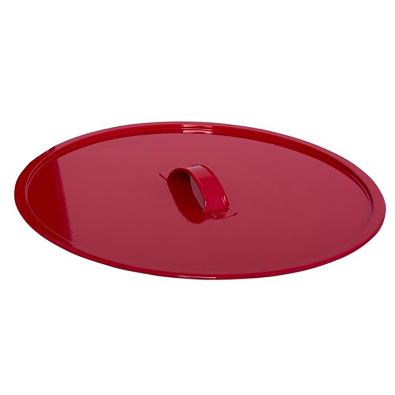 Red Metal Lid for Fire Bucket