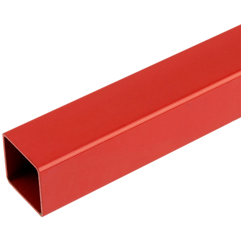 Proframe Steel Square Tube 25 x 25mm, Red (RAL3020), 3000mm Long, Box of 8