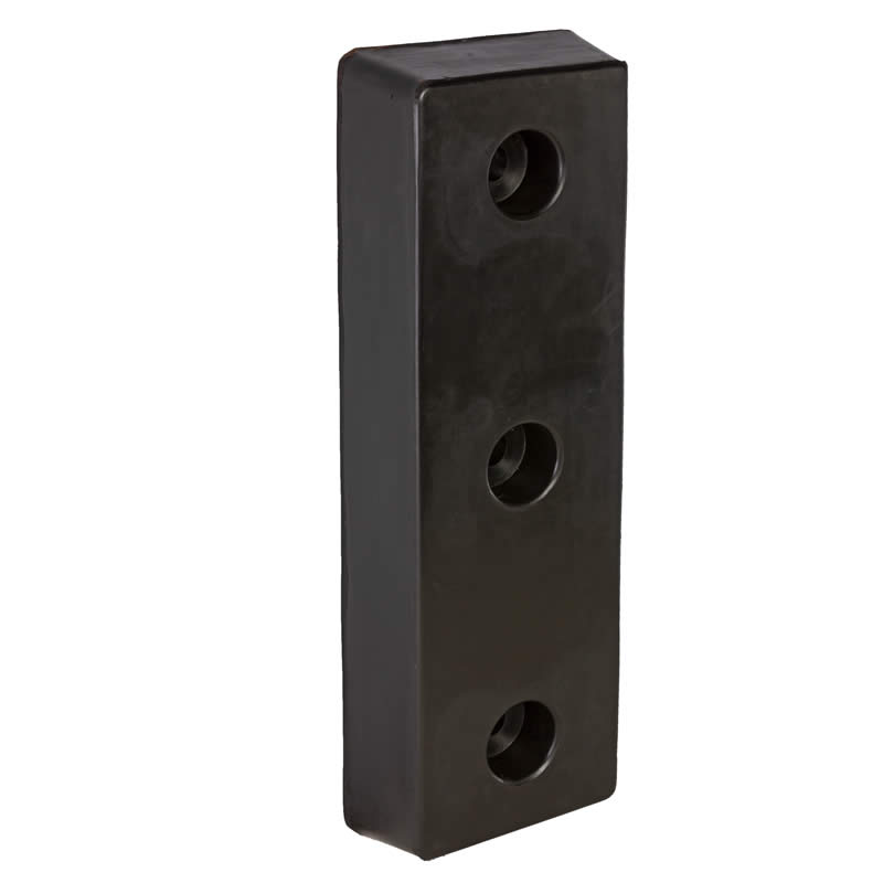 Rubber Dock Bumper - 762 x 254 x 101mm (H x W x D)