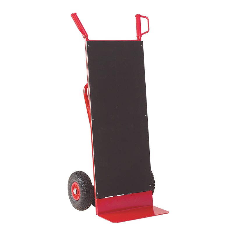 3-in-1 sack truck with deck - pneumatic wheels