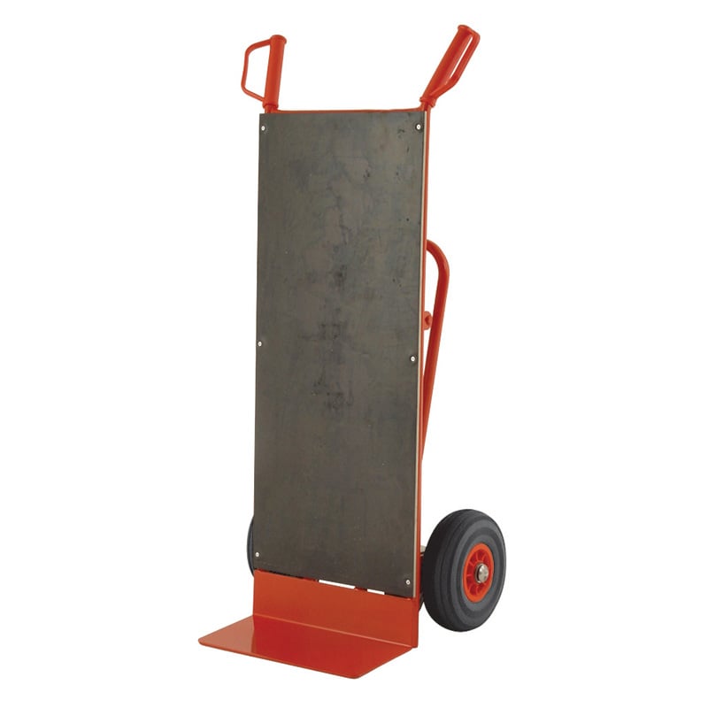 3-in-1 sack truck with deck - rubber wheels