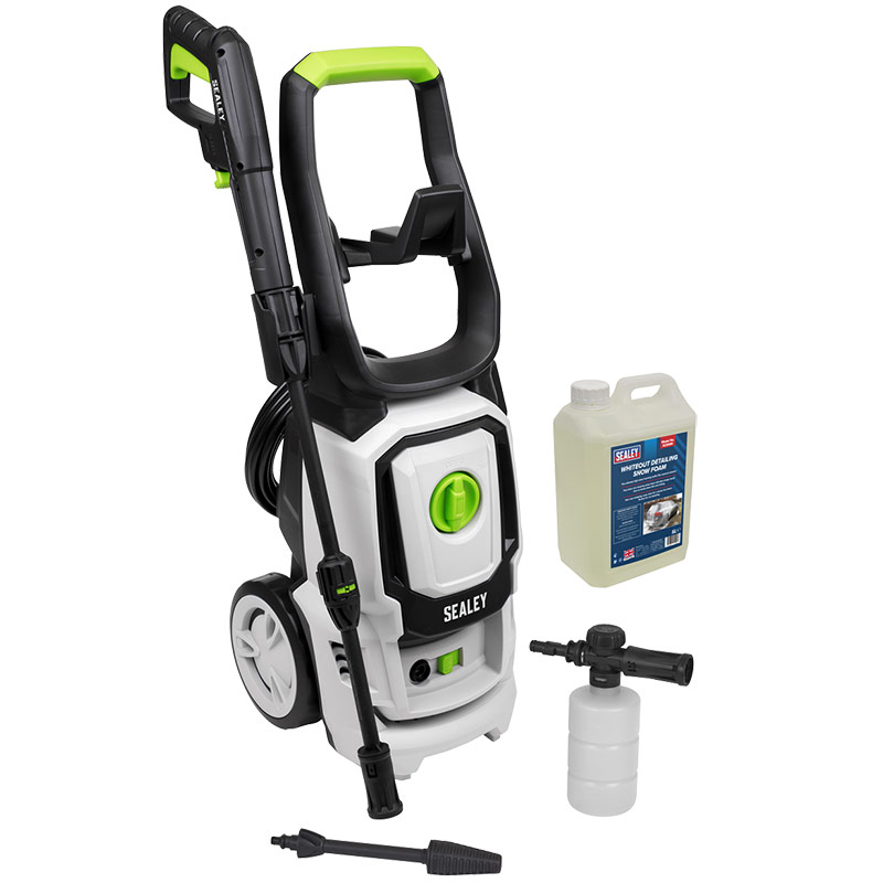 Sealey 130bar Pressure Washer with Snow Foam Kit