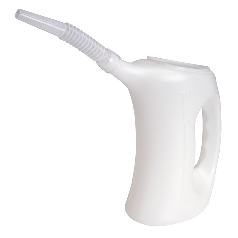 2 Litre Jug with Flexible Spout - suitable for oils, fuel and most acids