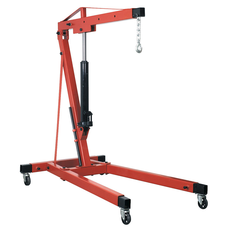 Sealey Folding Workshop Crane - 2.5m lift height and 4 extendable legs - 1000kg Capacity