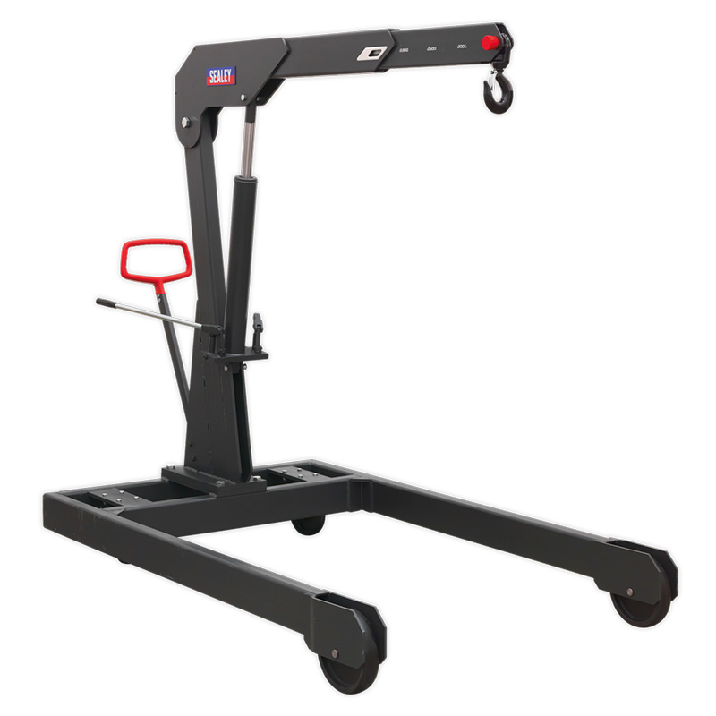 Sealey Premier Workshop Engine Crane with 4-Position Beam -3 Tonne Capacity 