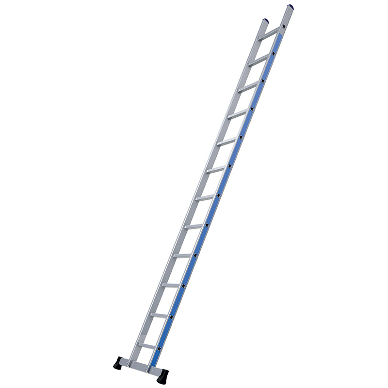 Slip Resistant Aluminium Ladder with Stabilisers - 12 Tread