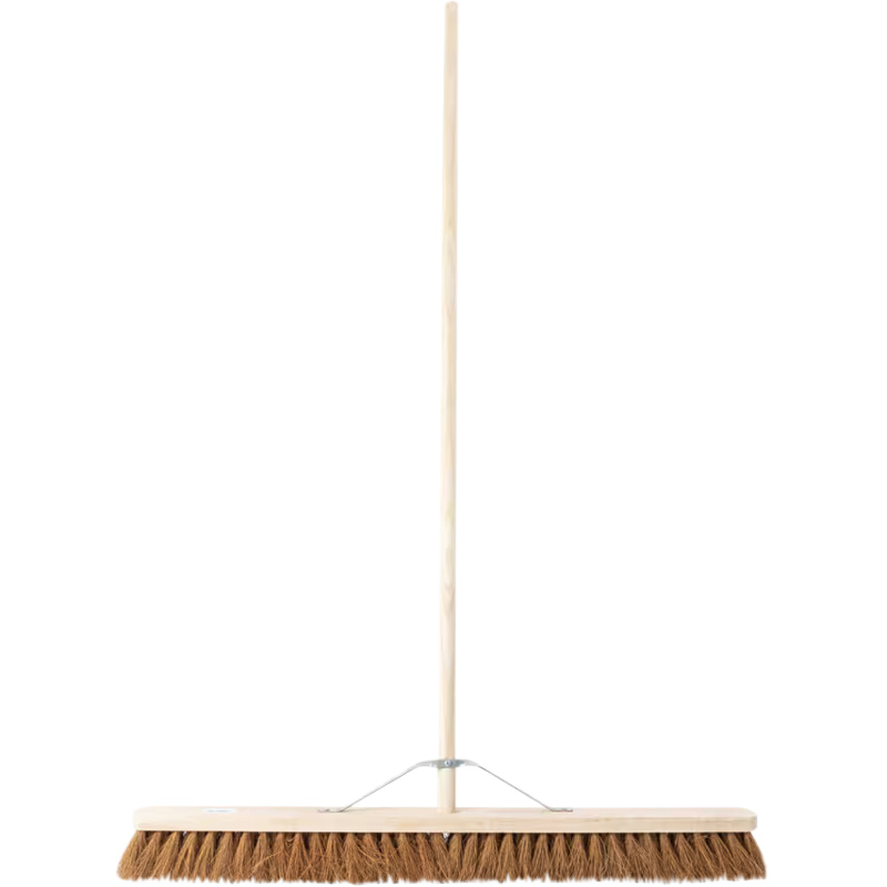 ProSolve Soft Coco Broom 36 inch Head - 5 foot Wooden Handle - 1300 x 80 x 590mm