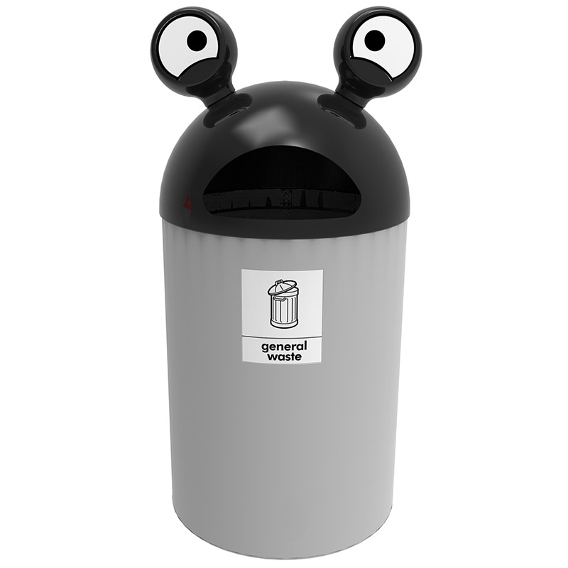 SpaceBuddy Alien Litter Bin - Sad with Liner