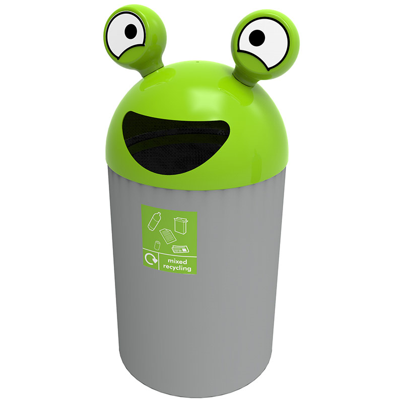 SpaceBuddy Alien Litter Bin - Smile with Liner