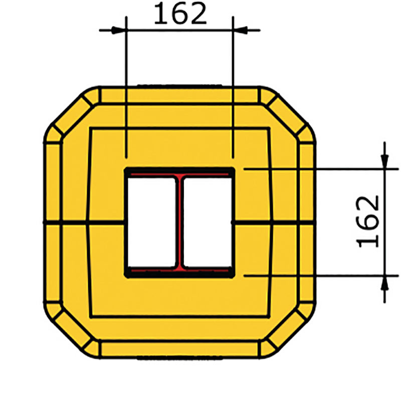 Spacesaver Column Protector - fits column 152 x 152mm