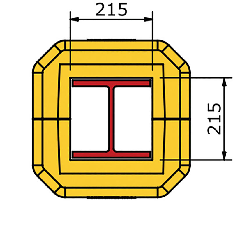 Spacesaver Column Protector - fits column 203 x 203mm