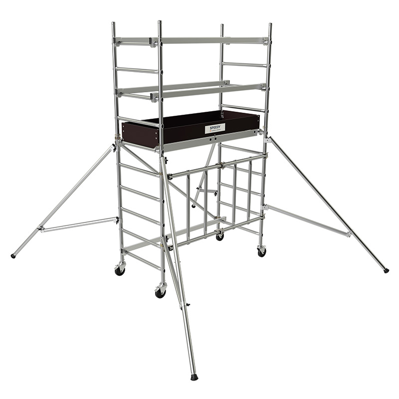 Speedy 4 + 3T Frame Access Scaffold Tower - 2500 x 3200mm - 1.6m Platform Height