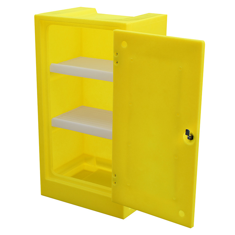 Spill Containment Cabinet with 17L Sump & Removable Shelf - 990 x 420 x 534mm