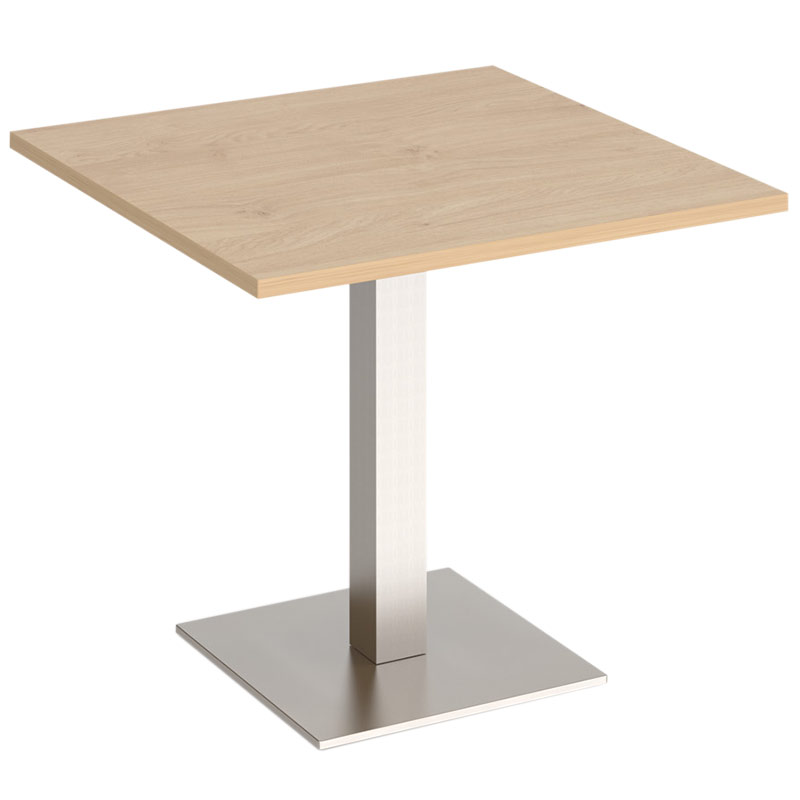 Square Dining Table with Square Base - 725 x 800 x 800mm