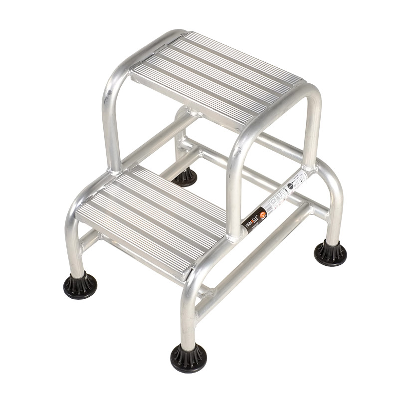 2 Tread Aluminium Stable Steps - 500mm high - 500 x 250 platform