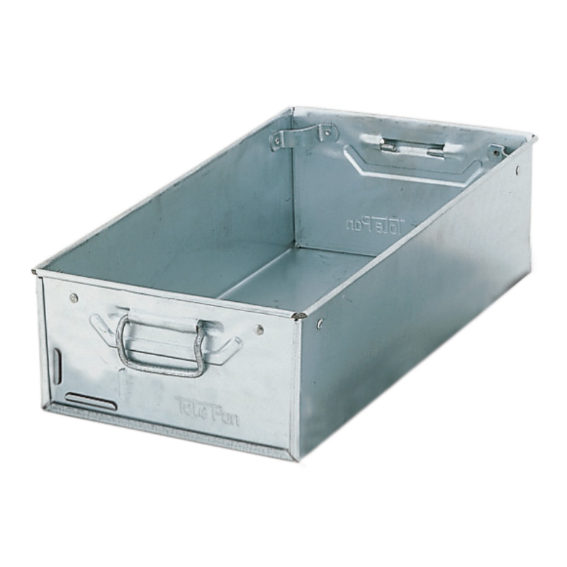 Stacking Galvanised Steel Tote Pan - 150 x 305 x 610mm