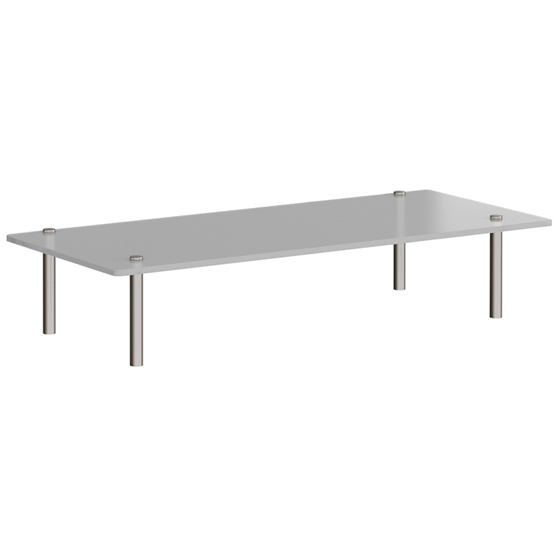 Straight Glass Shelf for Denver Reception Desk - 150 x 790 x 340mm