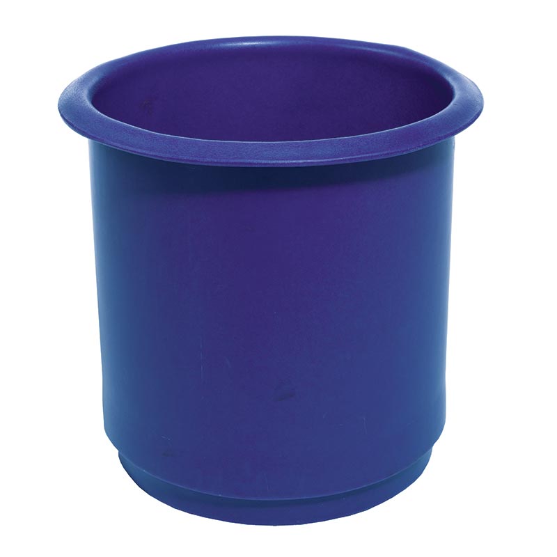 50L Straight Side Round Food Grade Bin - 357mm dia x 390mm high