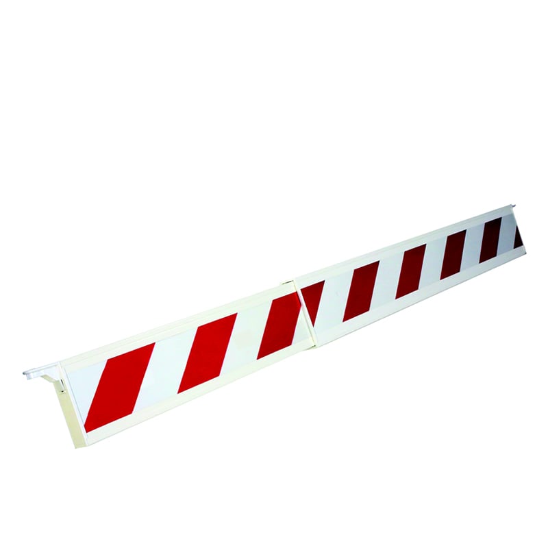 Telescopic PVC Protection Barrier - 1.8m - Red & White