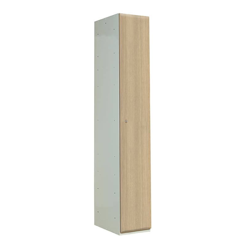 Timber Effect 1 Door Locker - 1800h x 300w x 450d
