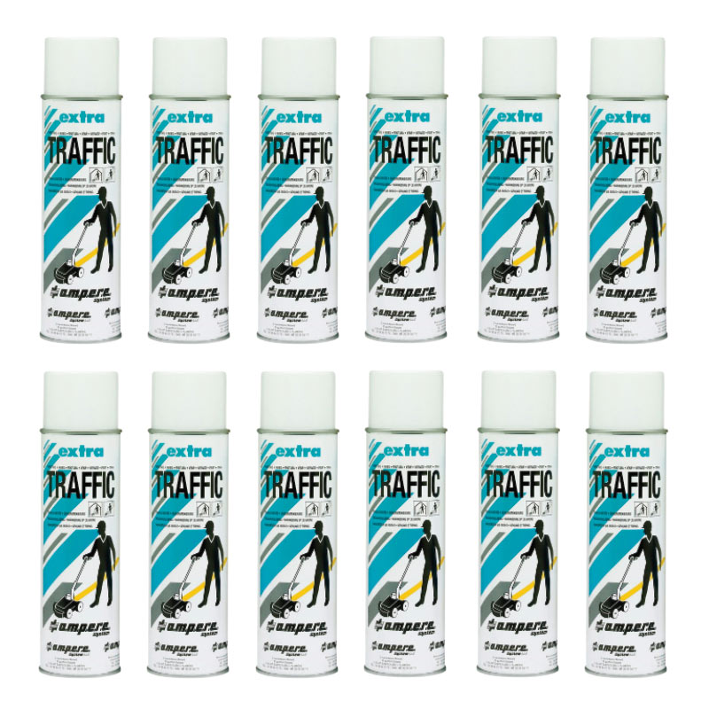 Extra white line marker paint for use with Perfekt Striper Line Marker - 12 x 500ml
